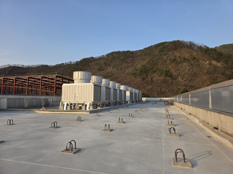 대구 대구텍 냉각탑 설치 현장